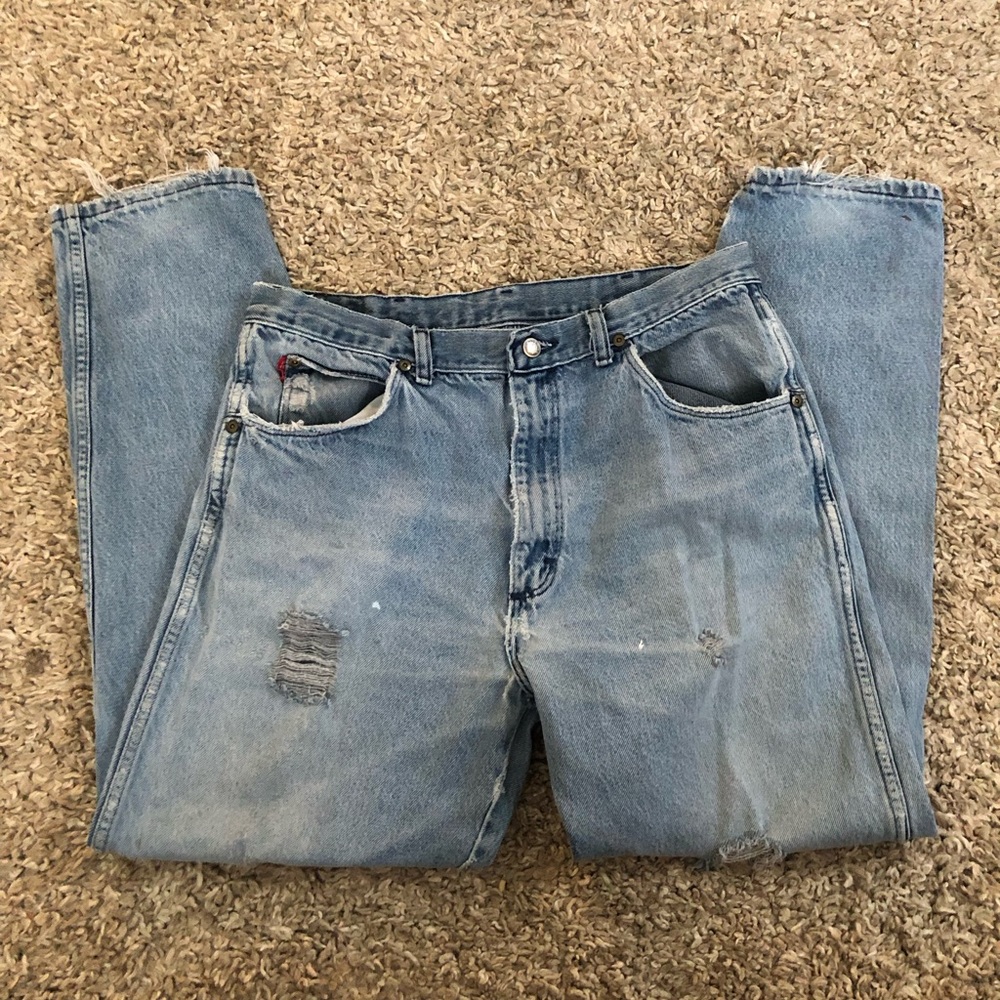 Distressed Vintage Bugle Boy Jeans